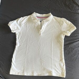French Toast White Polo Shirt